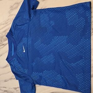 Nike Dri-FIT Blue Athletic Shirt